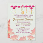 Einladungen zur Feier Grihapravesh (Vorne/Hinten)