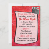 Einladungen zur Filmnacht (Rückseite)