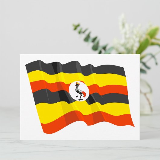 Einladungen zur Flagge Ugandas