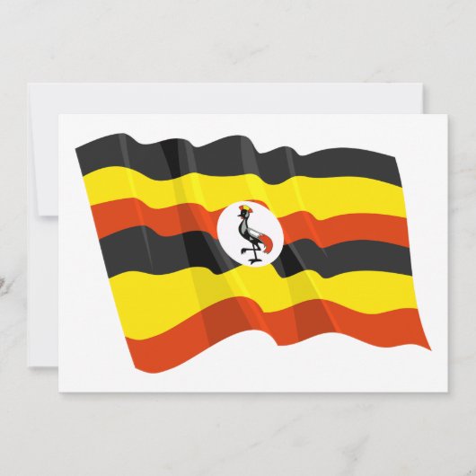 Einladungen zur Flagge Ugandas (Vorderseite)