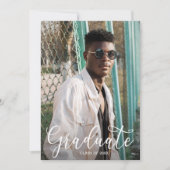 Einladungen zur Foto Graduation Party (Vorderseite)