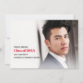 Einladungen zur Foto-Graduierungspartei (Vorderseite)