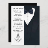 Einladungen zur Freimaurerzeit (Vorne/Hinten)