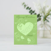 Einladungen zur Frühjahrskampagne (Stehend Vorderseite)