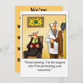 Einladungen zur Funny Medical Graduation Party (Vorne/Hinten)