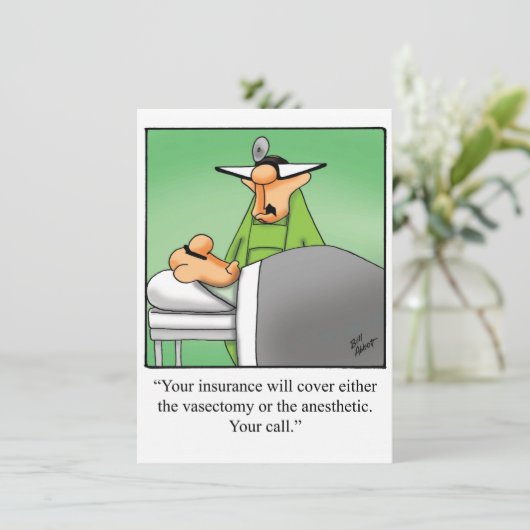 Einladungen zur Funny Medical School Graduation Pa (Stehend Vorderseite)