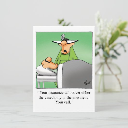 Einladungen zur Funny Medical School Graduation Pa (Stehend Vorderseite)