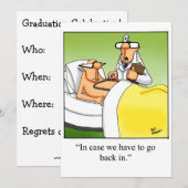 Einladungen zur Funny Medical School Graduation Pa (Vorne/Hinten)