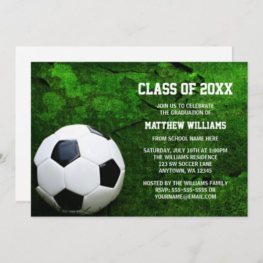 Einladungen zur Fußballweltmeisterschaft (Vorne/Hinten)