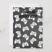 Einladungen zur Geburtstagsfeier des Videospiels (Rückseite)