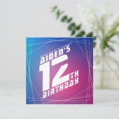 Einladungen zur Geburtstagsfeier eines coolen Jung (Stehend Vorderseite)