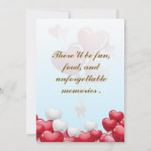 Einladungen zur Geburtstagspartei (Rückseite)