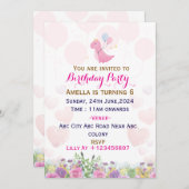 Einladungen zur Geburtstagspartei (Vorne/Hinten)