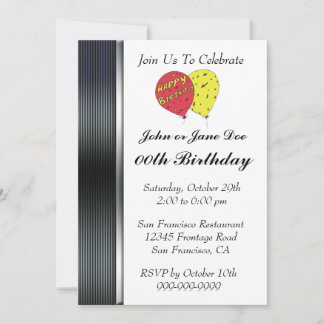 Einladungen zur Geburtstagspartei