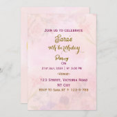 Einladungen zur Geburtstagspartei (Vorne/Hinten)