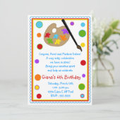 Einladungen zur Geburtstagspartei (Stehend Vorderseite)