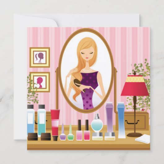 Einladungen zur Geburtstagspartei von 16 . Geburts (Vorderseite)