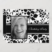 Einladungen zur Geburtstagspartei von Foto (Vorne/Hinten)