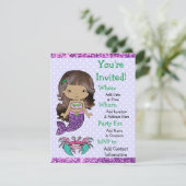 Einladungen zur Geburtstagspartei von hübscher eth (Stehend Vorderseite)