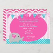 Einladungen zur Geburtstagsparty (Vorne/Hinten)