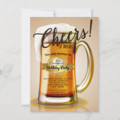 Einladungen zur Geburtstagsparty (Vorderseite)