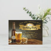 Einladungen zur Geburtstagsparty (Stehend Vorderseite)