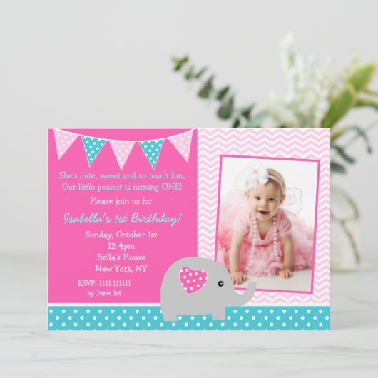 Einladungen zur Geburtstagsparty (Stehend Vorderseite)