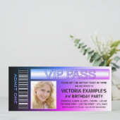 Einladungen zur Geburtstagsparty (Stehend Vorderseite)