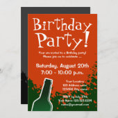 Einladungen zur Geburtstagsparty| Benutzerfreundli (Vorne/Hinten)