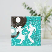 Einladungen zur Geburtstagsparty der 1950er Jahre (Stehend Vorderseite)