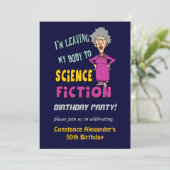 Einladungen zur Geburtstagsparty der Frauen (Stehend Vorderseite)