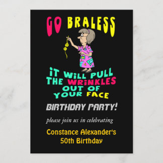 Einladungen zur Geburtstagsparty der Frauen