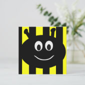 Einladungen zur Geburtstagsparty der Kinderblase (Stehend Vorderseite)