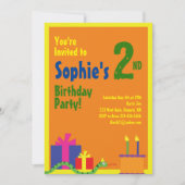 Einladungen zur Geburtstagsparty von Snake Animal (Vorderseite)