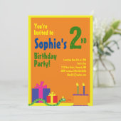 Einladungen zur Geburtstagsparty von Snake Animal (Stehend Vorderseite)