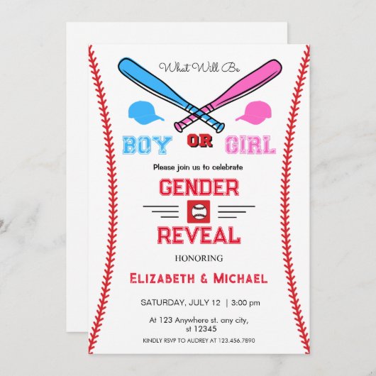 Einladungen zur Gender-Basis (Vorne/Hinten)