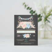 Einladungen zur Genderoffenbarung bei Stammesantle (Stehend Vorderseite)