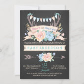 Einladungen zur Genderoffenbarung bei Stammesantle (Vorderseite)