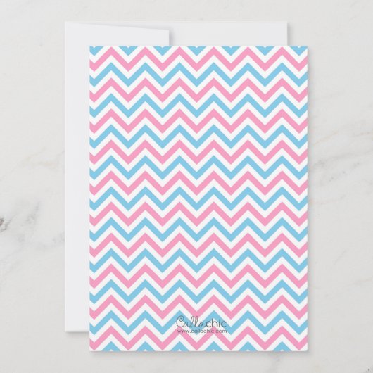 Einladungen zur Geschlechteroffenbarung (kleine Sc (Rückseite)