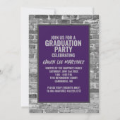 Einladungen zur Graduiertengruppe [Lila] (Rückseite)