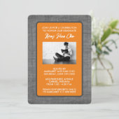 Einladungen zur Graduiertengruppe [Orange] (Stehend Vorderseite)