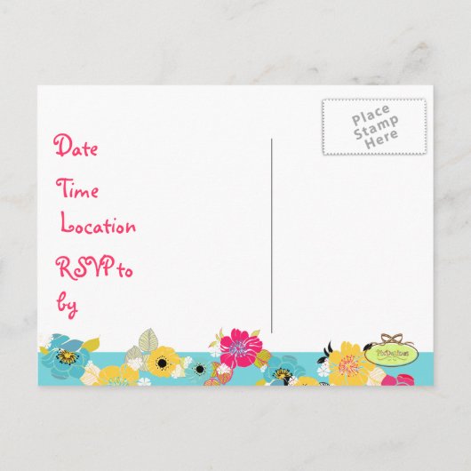 Einladungen zur Graduiertengruppe, Postkarte (Rückseite)