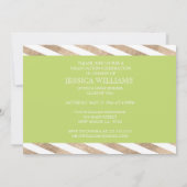 Einladungen zur Graduierung von Gold Foil-Block (Rückseite)