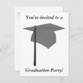 Einladungen zur Graduierungspartei, Silber und Sch (Vorne/Hinten)