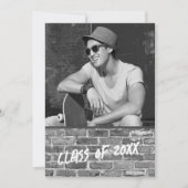 Einladungen zur Graduierungspartei [weiß] (Vorderseite)