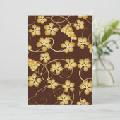 Einladungen zur Grapevine Background (Stehend Vorderseite)