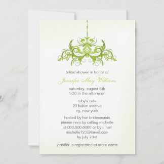 Einladungen zur Green Bridal-Dusche