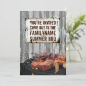 Einladungen zur GRILLEN im Sommer (Stehend Vorderseite)