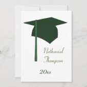 Einladungen zur grünen Graduation (Vorderseite)