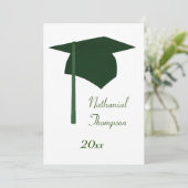 Einladungen zur grünen Graduation (Stehend Vorderseite)